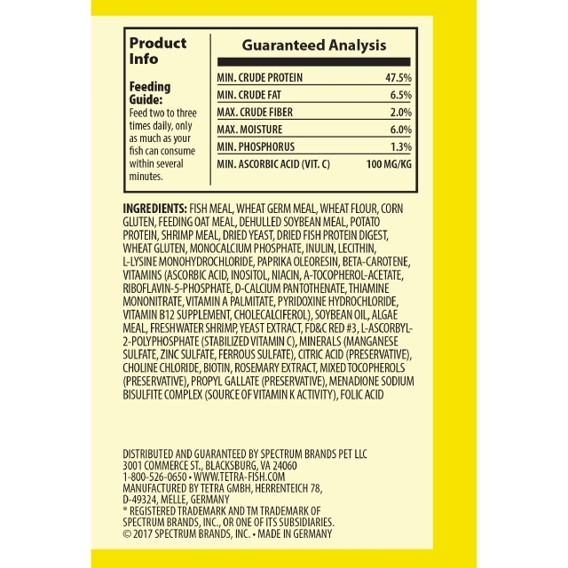 Tetracolor sale tropical granules